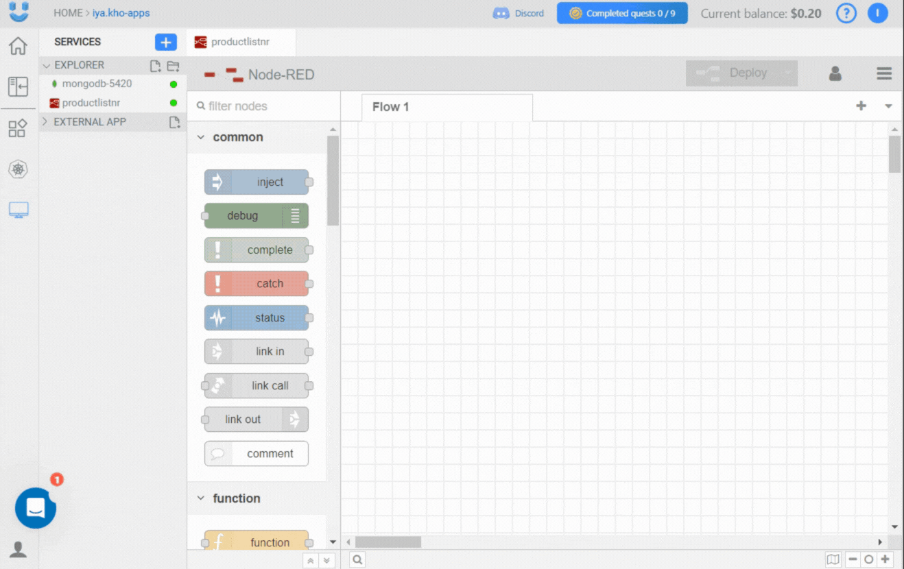 Connect Node-RED to MongoDB: screencast